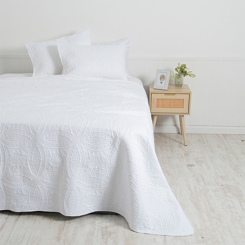 Quilt Portugal 2.5 Plazas / Blanco - Mashini