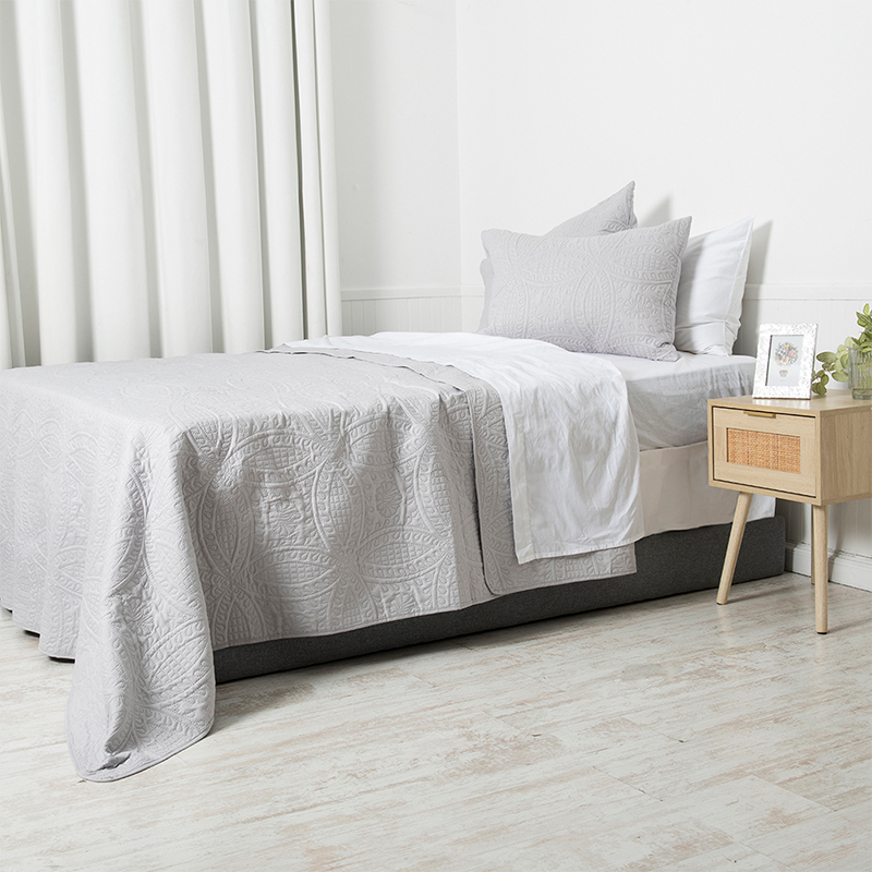 Quilt Portugal 1.5 Plazas / Gris - Mashini - Imagen 3