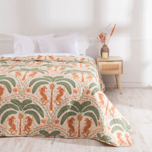Quilt Castilla 2 Plazas / Palmeras - Mashini
