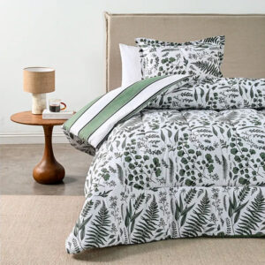 Plumón Estampado 1.5 Plazas / Greenery - Cannon