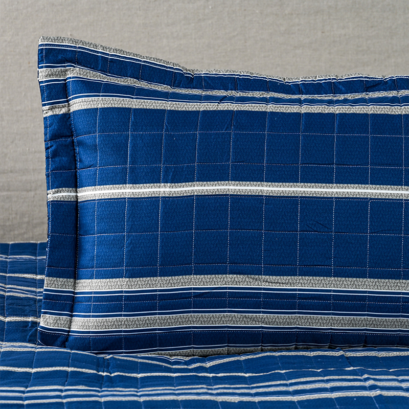 Quilt Estampado 1.5 Plazas / Marino - American Family by Cannon - Imagen 3