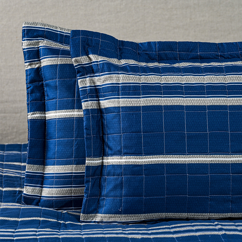 Quilt Estampado 2 Plazas / Marino - American Family by Cannon - Imagen 3