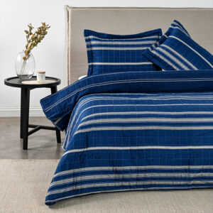 Quilt Estampado 2 Plazas / Marino - American Family by Cannon