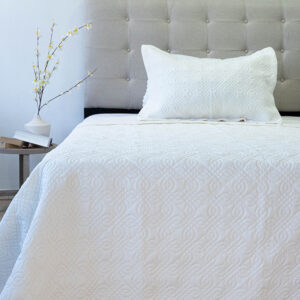 Quilt Bubbly 1.5 Plaza / Blanco Invierno - Doral