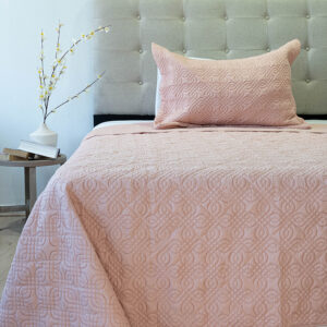 Quilt Bubbly 1.5 Plaza / Rosa Pastel - Doral