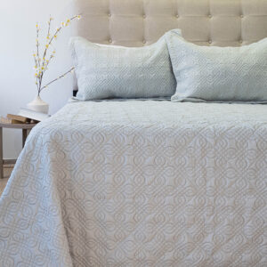 Quilt Bubbly 2 Plazas / Gris Claro - Doral