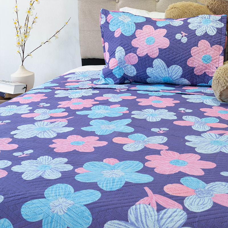 Quilt Hotpress Estampado Infantil 1.5 plazas / Flores - Doral - Imagen 3