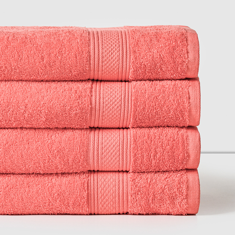 Toalla de Mano 100% Algodón 450 grs. 45x80 cm / Rosado - American Family by Cannon - Imagen 2