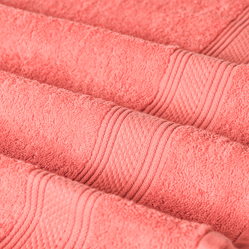 Toalla de Mano 100% Algodón 450 grs. 45x80 cm / Rosado - American Family by Cannon - Imagen 3