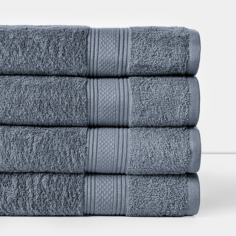 Toalla de Baño 100% Algodón 450 grs. 70x140 cm / Gris - American Family by Cannon - Imagen 2