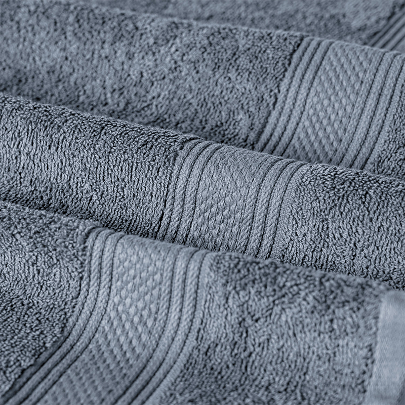 Toalla de Baño 100% Algodón 450 grs. 70x140 cm / Gris - American Family by Cannon - Imagen 3