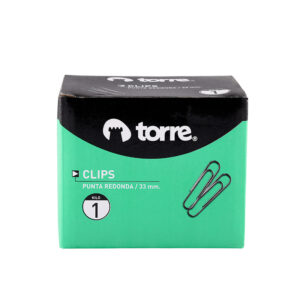 Clips 1 Punta Redonda 1 Kg. - Torre