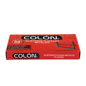 Sujetadores Económicos Plateados 50 Unid. - Colon