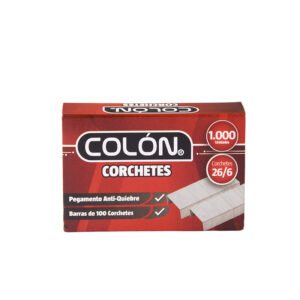 Corchetes 26/6 1000 Und. - Colón