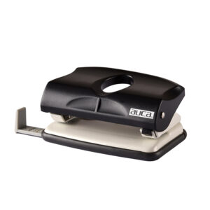 Perforadora Mediano 15 Hojas Negro - Auca