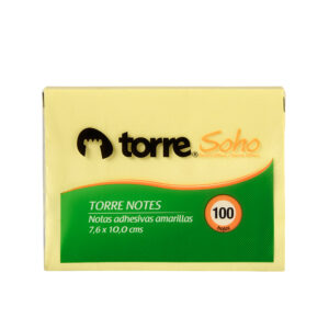 Notas Amarillo 10x7,6 cm. 100 Hojas - Torre