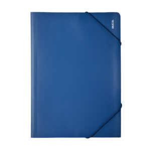Carpeta PVC Cartera con Elástico / Azul - Auca