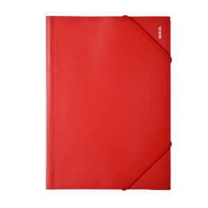 Carpeta PVC Cartera con Elástico / Roja - Auca