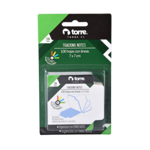 Notas Tracking 7x7 cm. 100 Hojas - Torre