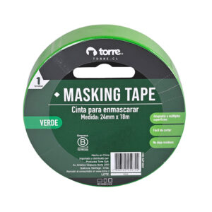 Cinta Masking Verde 24mm. x18m. – Torre