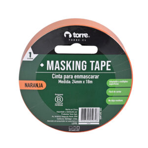 Cinta Masking Naranjo 24mm. x18m. – Torre