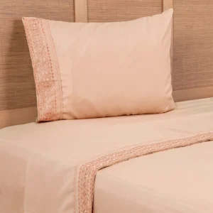 Sábanas Microfibra Broderie 1.5 Plazas / Damasco - Plumetti