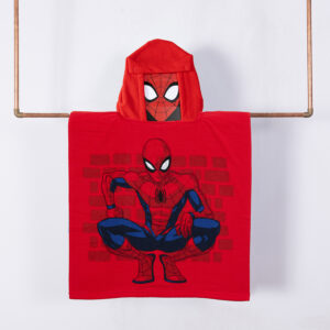 Toalla de Playa con Capucha 60x120cm. / Spiderman Super - Mashini