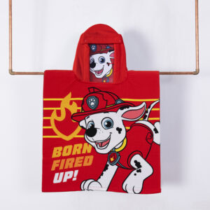 Toalla de Playa con Capucha 60x120cm. / Paw Patrol Marshall - Mashini