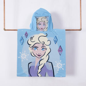 Toalla de Playa con Capucha 60x120cm. / Frozen Copos - Mashini