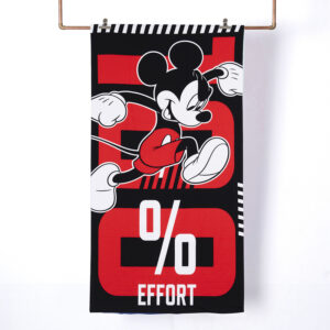 Toalla de Playa 70x140 cm + Bolso / Mickey Effort - Mashini