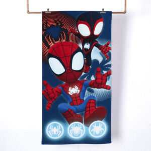 Toalla de Playa 70x140 cm + Bolso / Spiderman Araña - Mashini