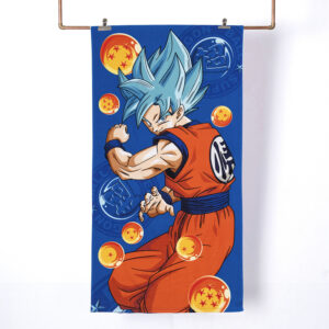 Toalla de Playa 70x140 cm + Bolso / Dragon Ball Z Siete - Mashini