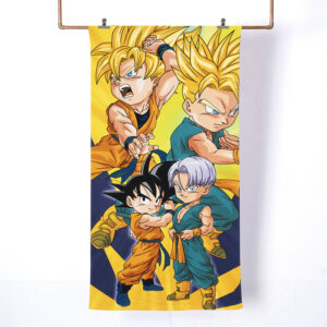Toalla de Playa 70x140 cm + Bolso / Dragon Ball Z Chicos - Mashini