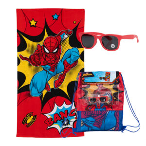 Set Toalla 70x140 cm + Lentes de Sol / Spiderman Bang - Mashini