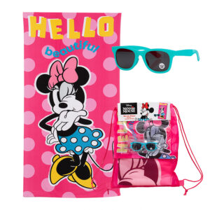 Set Toalla 70x140 cm. + Lentes de Sol / Minnie Hello - Mashini