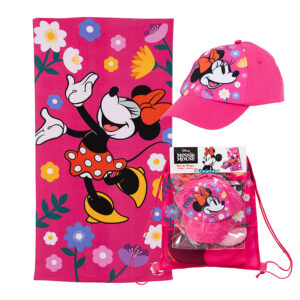 Set Toalla de Playa 70x140 cm. + Jockey / Minnie Spring - Mashini