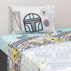 Juego Sábana Microfibra Single / Star Wars Mando - Mashini