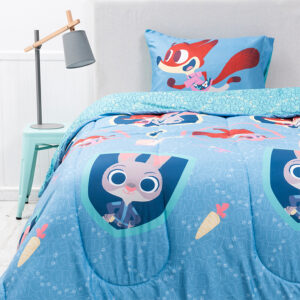 Plumón Reversible Microfibra 1.5 plazas / Zootopia Zootennial – Mashini