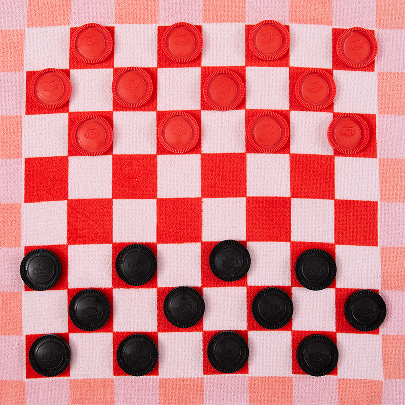 Toalla de Playa + Juego 70x150 cm. / Dama Rosado - Mashini - Imagen 2