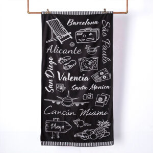 Toalla Playa Deportiva 80x160 + Bolso / Ciudad - Mashini