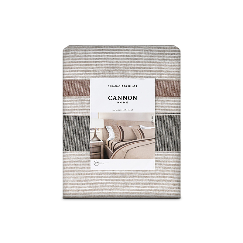 Juego de Sábanas Estampadas 200 Hilos 2 Plazas / Drift - Cannon - Imagen 3