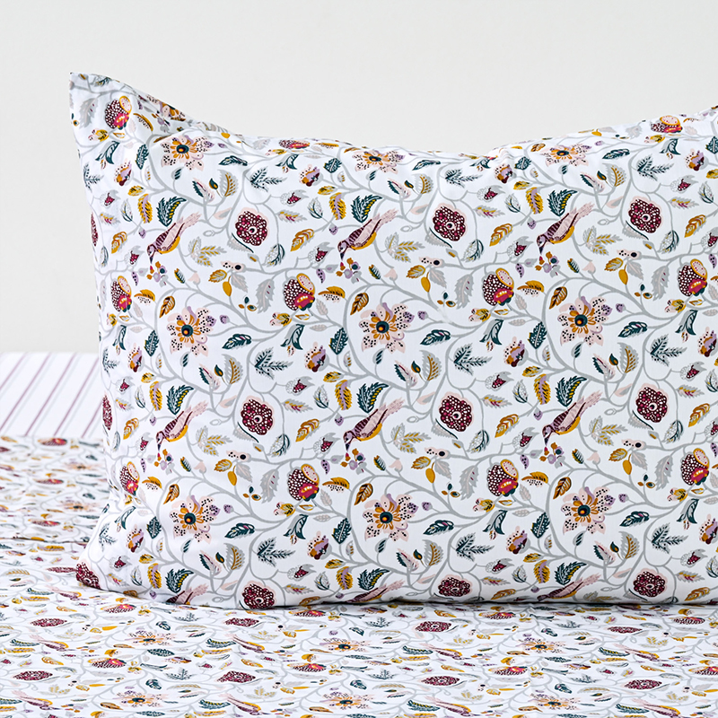 Juego de Sábanas Estampadas 200 Hilos 1.5 Plazas / Flutter - Cannon - Imagen 2