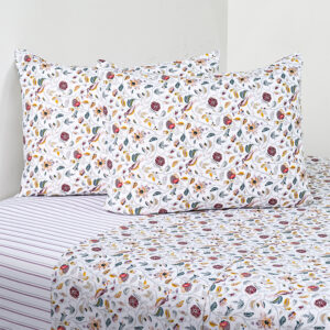 Juego de Sábanas Estampadas 200 Hilos 2 Plazas / Flutter - Cannon