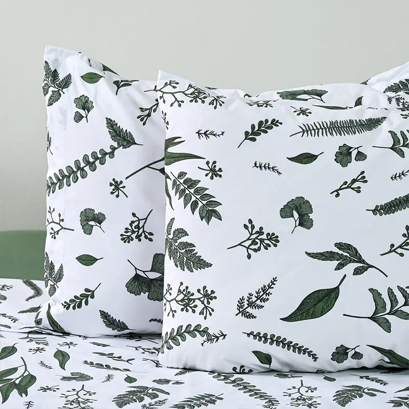 Juego de Sábanas Estampadas 200 Hilos 2 Plazas / Greenery - Cannon - Imagen 2