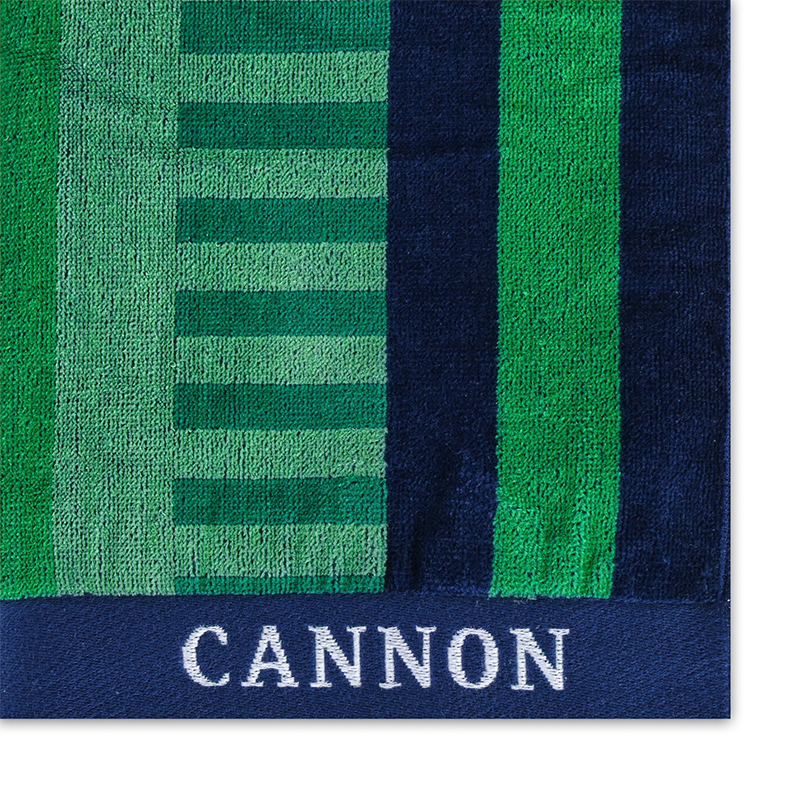 Toalla de Playa 420gr. 80x160 cm. Jacquard / Esmeralda - Cannon - Imagen 2