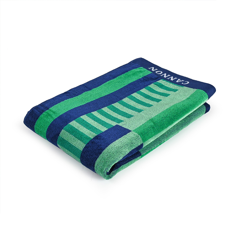 Toalla de Playa 420gr. 80x160 cm. Jacquard / Esmeralda - Cannon - Imagen 3