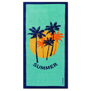 Toalla de Playa 320gr. 75x150 cm. Velour / Savora - Cannon