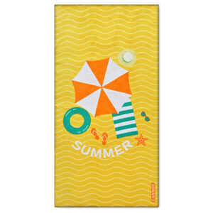 Toalla de Playa 320gr. 75x150 cm. Velour / Alithia - Cannon