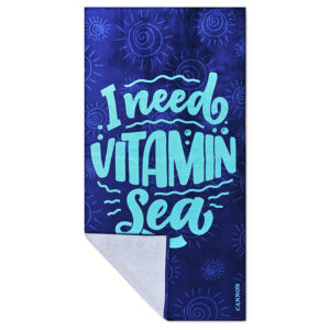 Toalla de Playa 320gr. 75x150 cm. Velour / Polaris - Cannon