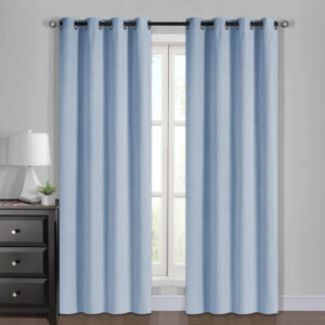 Set Cortinas Blackout 4P. Super Soft 140x220 / Celeste - Jovial